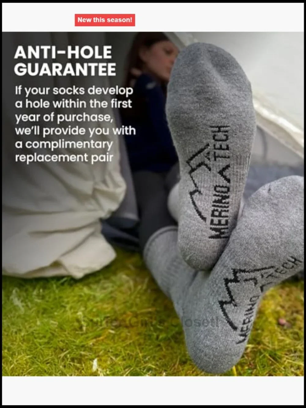 Merino Wool Hiking Socks Men Women Thermal Crew Boot Socks